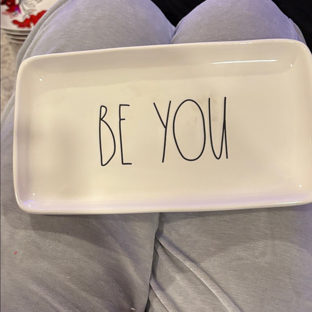 Rae Dunn White Artisan Tray